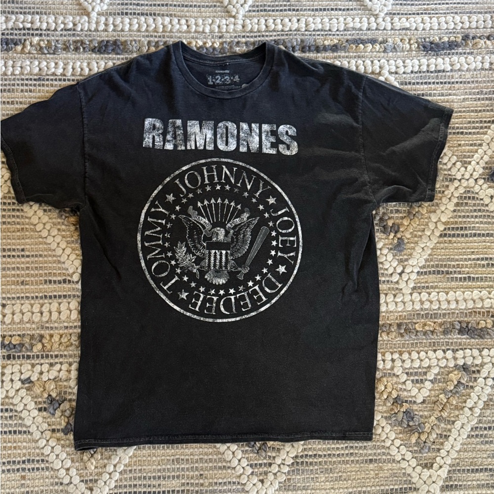 Ramones Black Graphic T-Shirt